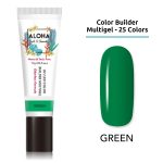 UV/LED Color Builder Multigel 10 gr - ALOHA Nails & Cosmetics / Χρώμα: Πράσινο (Green)