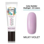 UV/LED Color Builder Multigel 10 gr - ALOHA Nails & Cosmetics / Χρώμα: Γαλακτερό Βιολετί (Milky Violet)