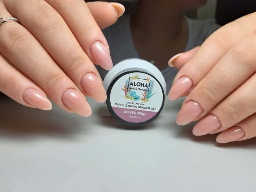 Super Strong No Heat Builder Gel 50g - Aloha Nails & Cosmetics / Χρώμα: Cover Pink (Camouflage) - Image 5