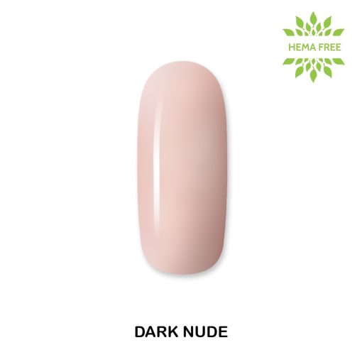 RUBBER BASE ALOHA  15ml - Nail Repair Gel / Θεραπεία Ημιμόνιμου με πρωτεΐνες & χρώμα - Dark Nude - Image 3