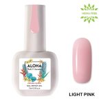 RUBBER BASE ALOHA 15ml - Nail Repair Gel / Θεραπεία Ημιμόνιμου με πρωτεΐνες & χρώμα - Light Pink