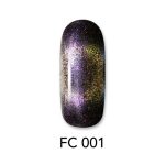 Μεταλλικά Ημιμόνιμα βερνίκια ALOHA Fantasy Cat Eye 8ml - FC 001 / Μωβ-Χρυσό - Image 2