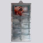 Aloha Acryl Gel Dual Forms με πλέγμα & λαβές για εύκολη αφαίρεση / 10x10τμχ.