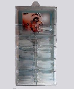 Aloha Acryl Gel Dual Forms με πλέγμα & λαβές για εύκολη αφαίρεση / 10x10τμχ.