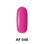 Ημιμόνιμο βερνίκι ALOHA 15ml - Color Coat AF 046 / Χρώμα: Κόκκινο Φουξ (Fuchsia Red) - Image 2