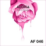 Ημιμόνιμο βερνίκι ALOHA 15ml - Color Coat AF 046 / Χρώμα: Κόκκινο Φουξ (Fuchsia Red) - Image 3