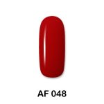 Ημιμόνιμο βερνίκι ALOHA 15ml - Color Coat AF 048 / Χρώμα: Κόκκινο Ροδί (Strawberry Red) - Image 2