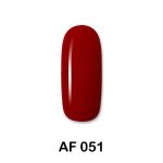 Ημιμόνιμο βερνίκι ALOHA 15ml - Color Coat AF 051 / Χρώμα: Κόκκινο βαθύ (Deep Red) - Image 2