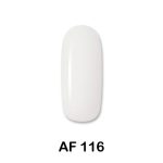 Ημιμόνιμο βερνίκι ALOHA 15ml - Color Coat AF 116 / Χρώμα: Έντονο Γαλακτερό Γαλλικού (Intense Milky White) - Image 2
