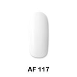 Ημιμόνιμο βερνίκι ALOHA 15ml - Color Coat AF 117 / Χρώμα: Λευκό (White) - Image 2