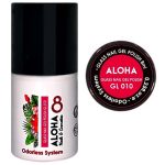 Ημιμόνιμο βερνίκι ALOHA 8ml – Glass Nail Gel Polish GL 010 / Χρώμα: Διάφανο Κόκκινο-Φουξ