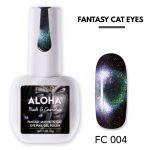 Μεταλλικά Ημιμόνιμα βερνίκια ALOHA Fantasy Cat Eye 15ml - FC 004 / Μπλε - Image 3