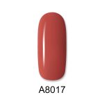 Ημιμόνιμο βερνίκι ALOHA 8ml – Color Coat A8017 / Χρώμα: Σάπιο Μήλο (Spiced Apple) - Image 2