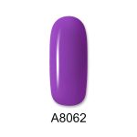 Ημιμόνιμο βερνίκι ALOHA 8ml – Color Coat A8062 / Χρώμα: Μωβ Ορχιδέας (Orchid Purple) - Image 2