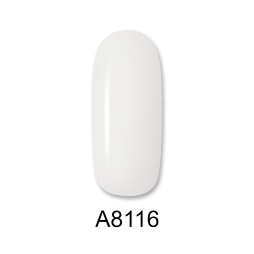 Ημιμόνιμο βερνίκι ALOHA 8ml – Gel Polish A8116 / Χρώμα: Intense Milky White (Έντονο Γαλακτερό Γαλλικού) - Image 2
