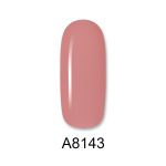 Ημιμόνιμο βερνίκι ALOHA 8ml – Color Coat A8143 / Χρώμα: Coral Rose (Κοραλί Τριανταφυλλί) - Image 2