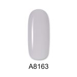 Ημιμόνιμο βερνίκι ALOHA 8ml – Color Coat A8163 / Χρώμα: Soft Elephant Gray (Απαλό γκρι ελεφαντί) - Image 2