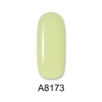 Ημιμόνιμο βερνίκι ALOHA 8ml – Color Coat A8173 / Χρώμα: Light Green Yellow (Κίτρινο-πράσινο απαλό) - Image 2