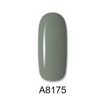 Ημιμόνιμο βερνίκι ALOHA 8ml – Color Coat A8175 / Χρώμα: Army Green (Πράσινο στρατού) - Image 2