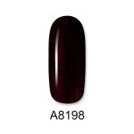 Ημιμόνιμο βερνίκι ALOHA 8ml – Color Coat A8198 / Χρώμα: Dark Aubergine Metallic with Chameleon Shimmer (Σκούρο Μελιτζανί Μεταλλικό με Chameleon Shimmer) - Image 2