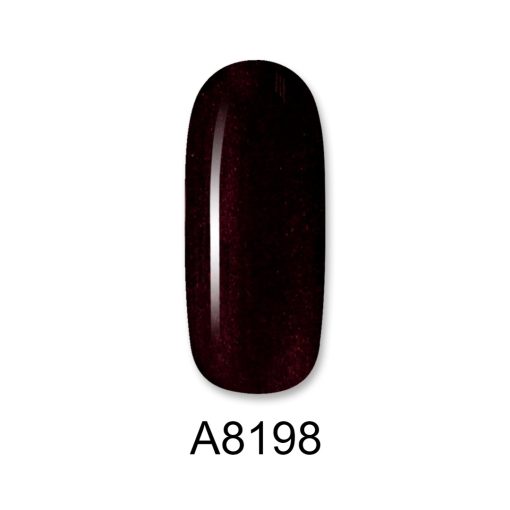 Ημιμόνιμο βερνίκι ALOHA 8ml – Gel Polish A8198 / Χρώμα: Dark Aubergine Metallic with Chameleon Shimmer (Σκούρο Μελιτζανί Μεταλλικό με Chameleon Shimmer) - Image 2