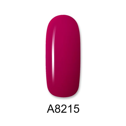 Ημιμόνιμο βερνίκι ALOHA 8ml – Gel Polish A8215 / Χρώμα: Dark Magenta Ruby (Ρουμπινί Magenta σκούρο) - Image 2