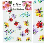 5D Stickers με ανάγλυφα Λουλούδια & Φύλλα / Aloha Nails & Cosmetics - 031