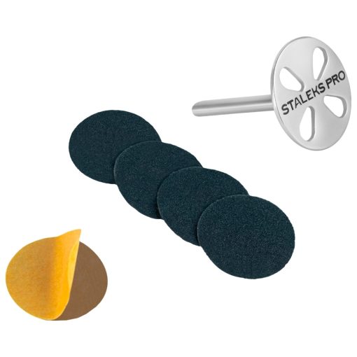 Σετ 50τμχ ανταλλακτικά για εξάρτημα τροχού Staleks Pro Pedicure Disc Pododisk M 20mm - 180 grits - Image 3