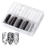 Κασετίνα 10τμχ Foil Stickers για σχέδια νυχιών 4x120cm - Set 59 / ALOHA Nails & Cosmetics