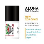Ημιμόνιμο βερνίκι ALOHA 8ml - Non-Scratch Ultra Strong Top Coat / Ημιμόνιμο Top Coat Non-Scratched