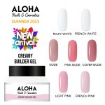 Creamy Builder Gel 50g, σε 8 αποχρώσεις – ALOHA Nails & Cosmetics