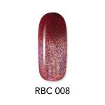 Ημιμόνιμο βερνίκι ALOHA 8ml σε 12 αποχρώσεις - Rainbow Cat Eye Nail Gel Polish / RBC-008 - Image 2