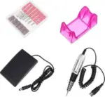 SML M3 -Τροχός Επαγγελματικός Ρεύματος 35000rpm 35W με Πεντάλ σε Βιολετί Χρώμα - Image 2